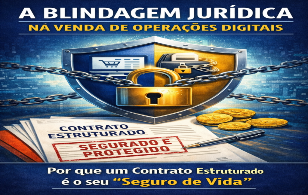 A BLINDAGEM JURÍDICA NA VENDA DE OPERAÇÕES DIGITAIS: POR QUE UM CONTRATO ESTRUTURADO É O SEU “SEGURO DE VIDA”